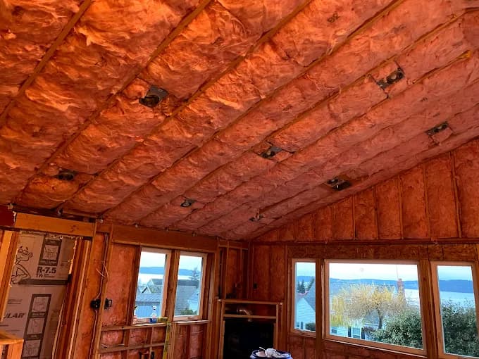 Modern insulated house